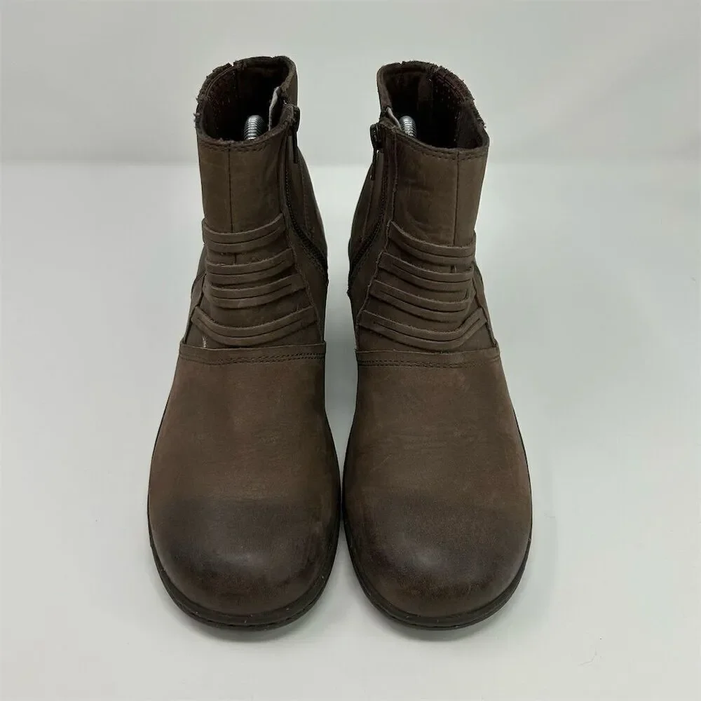 Keen Women's Zurich Brown Wedge Ankle Boots Size 9.5 Casual Comfort Fall